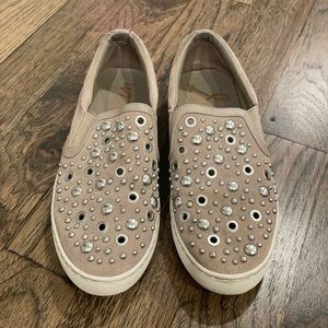 Sam Edelman Tan Suede Slip Ons